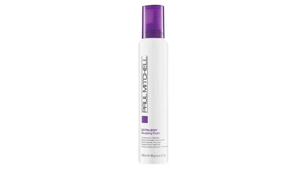 volumizing hair styling foam