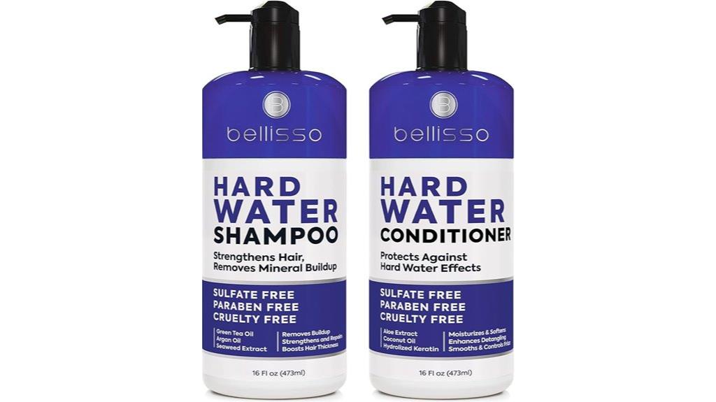 water softening hair care