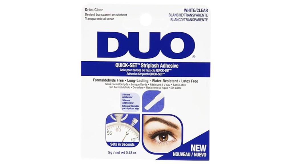 waterproof clear lash adhesive