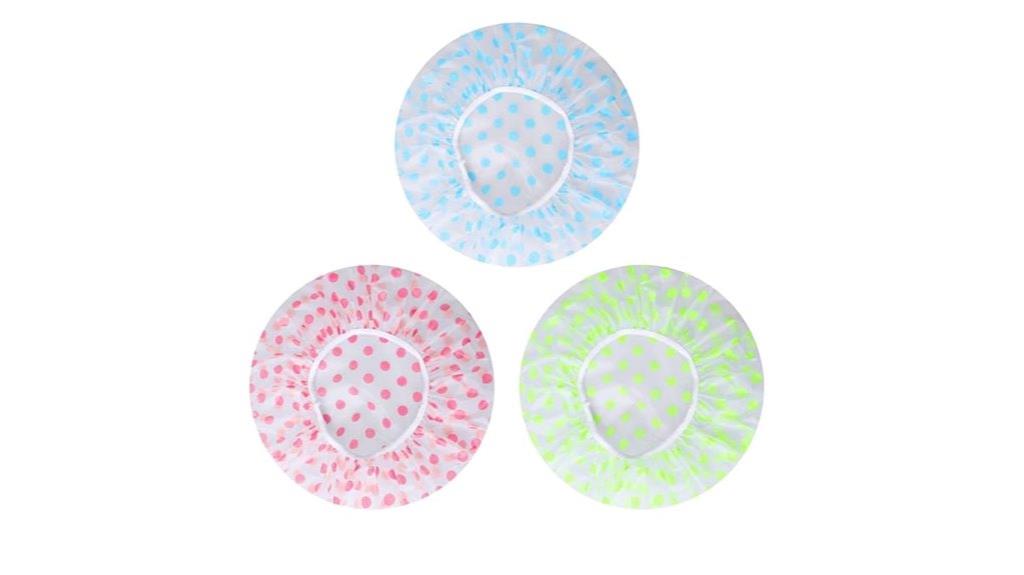 waterproof reusable shower caps
