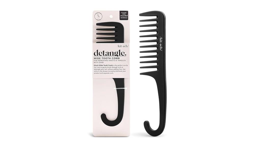 wide tooth detangling comb
