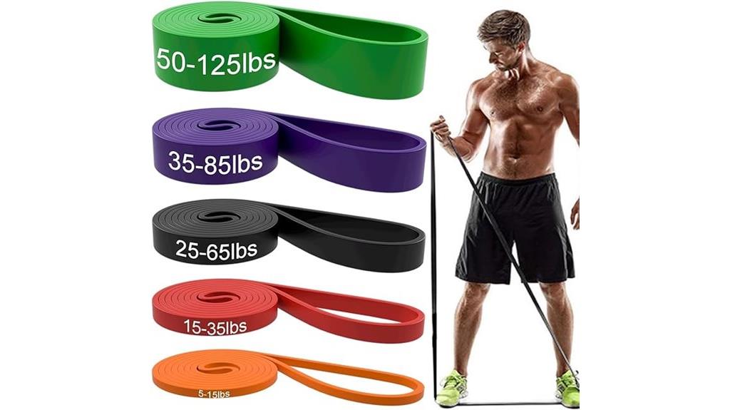 workout and physical therapy bands
