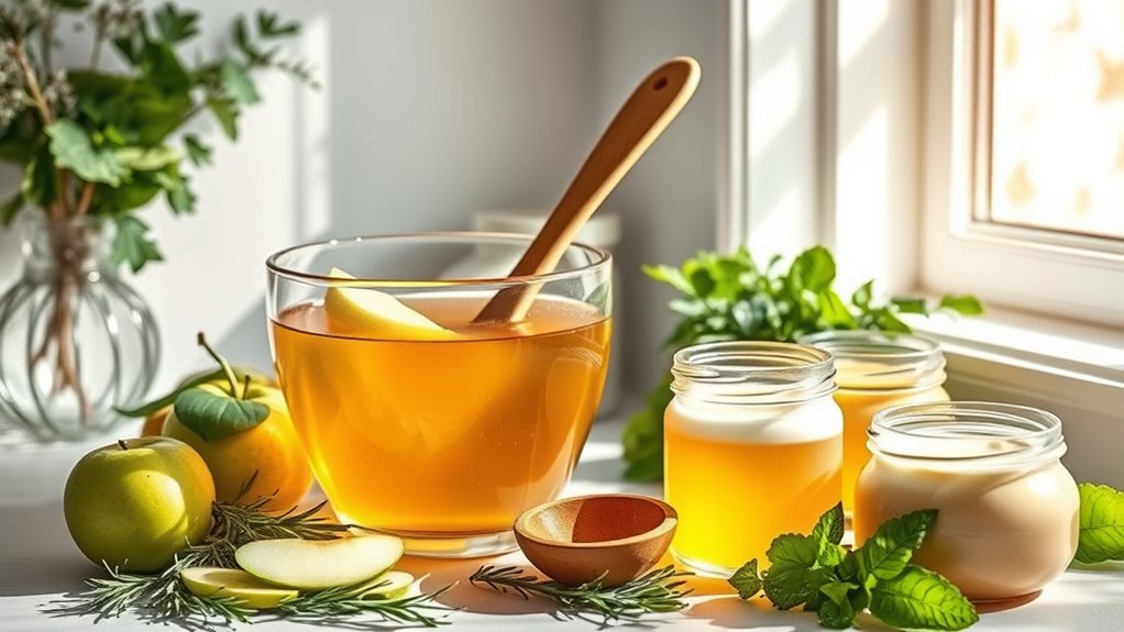 apple cider vinegar scalp rinse