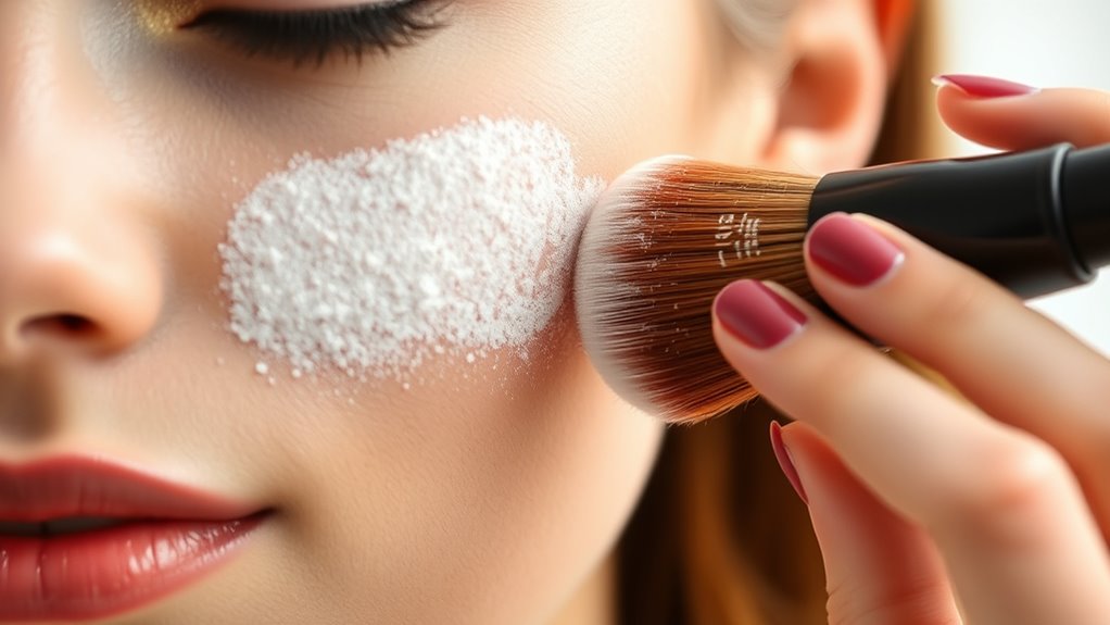 avoid excess powder application