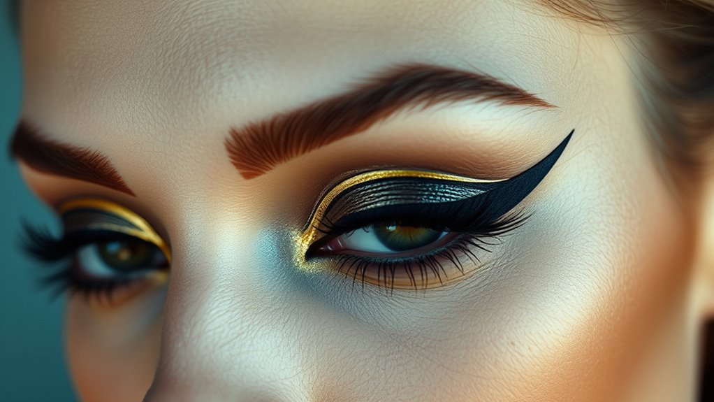 bold artistic expressive makeup