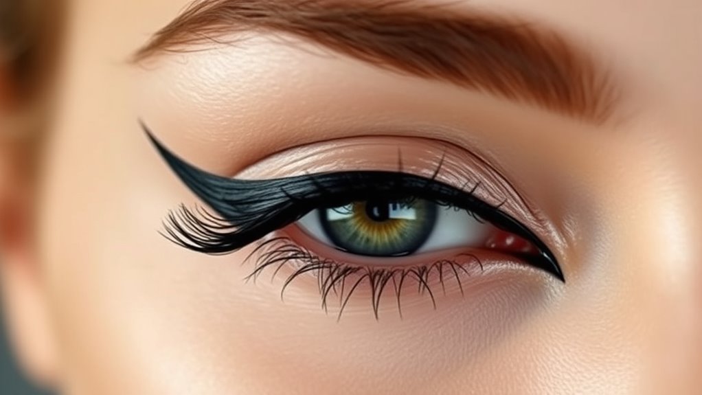 bold color and glitter accents