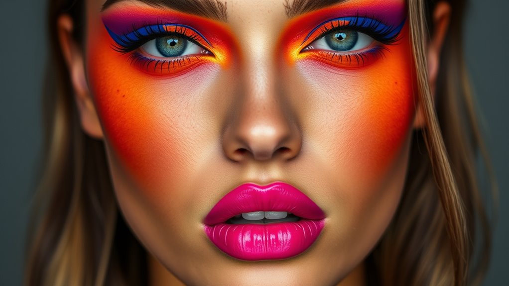 choose complementary contrasting shades