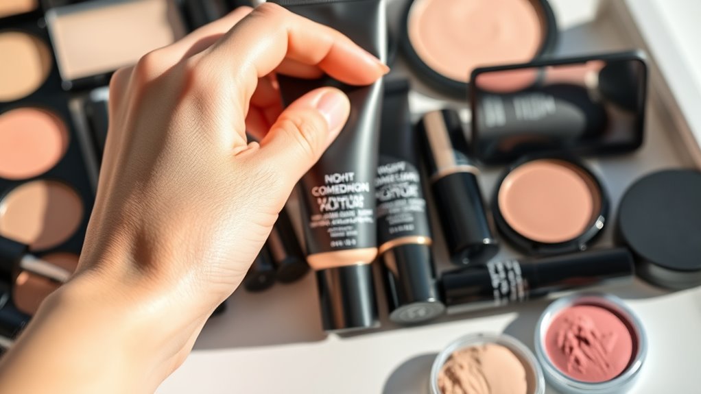 choose non comedogenic skin friendly makeup