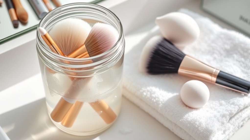 clean tools ensure healthy skin