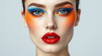 contrasting bold makeup styles