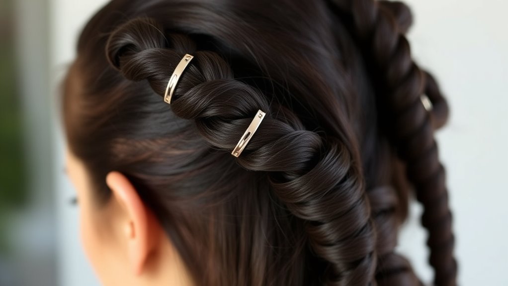 create natural loose curls