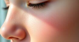 dewy natural glowing cheeks