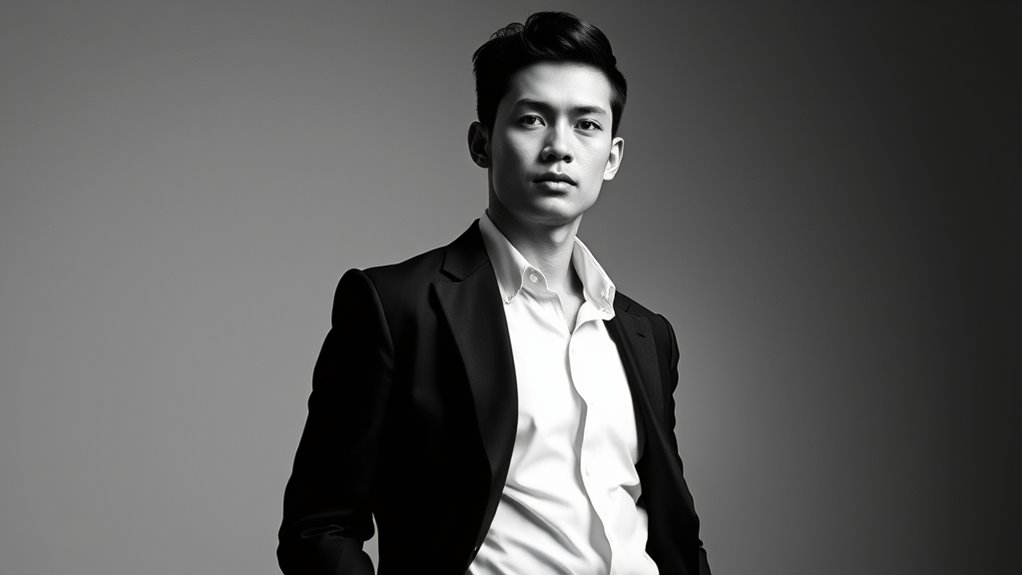 elegant monochrome wardrobe choices