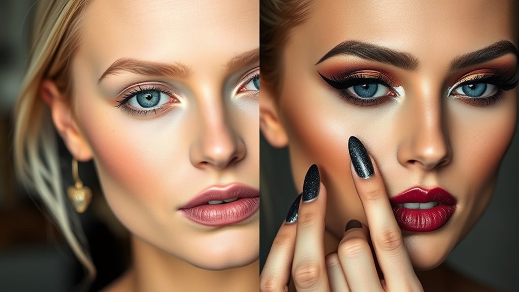 final makeup finishing touches