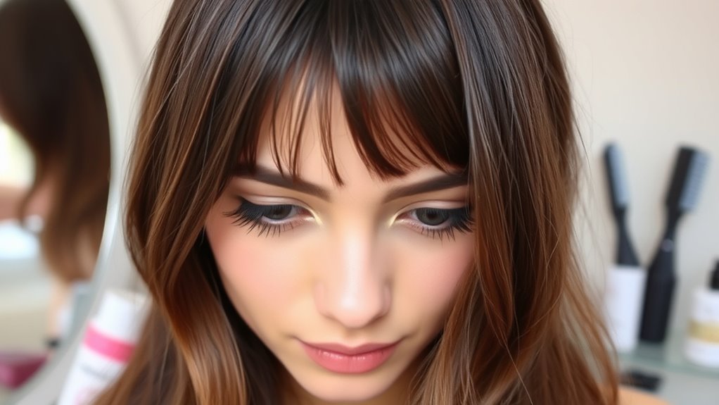 gentle care for bangs