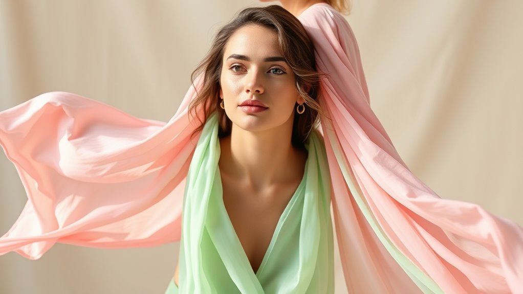 gentle confidence with pastels