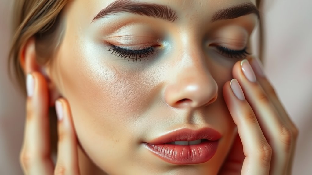 gentle hydrating makeup application