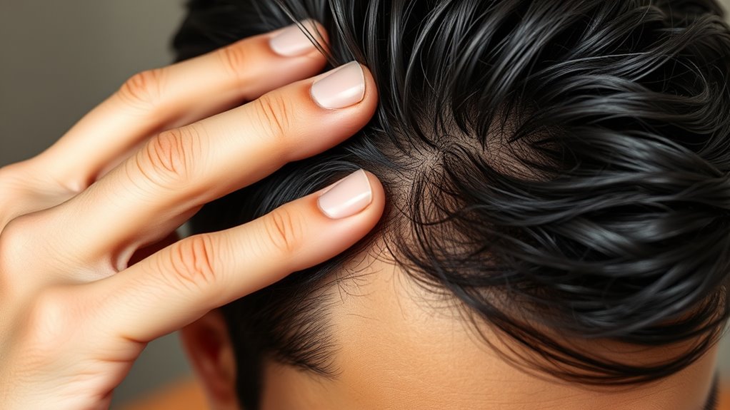 gentle scalp washing technique