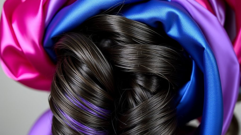 gentle silk scarf wrapping