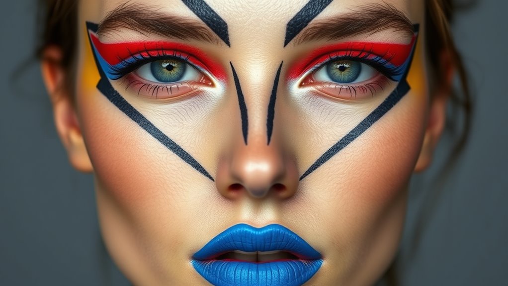 global geometric makeup artistry