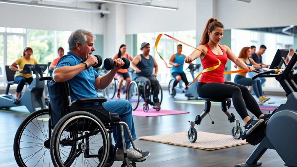 inclusive fitness equipment and tools
