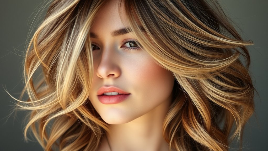 layered hair volume maintenance