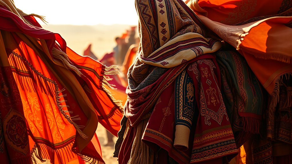 layered textiles symbolize tradition