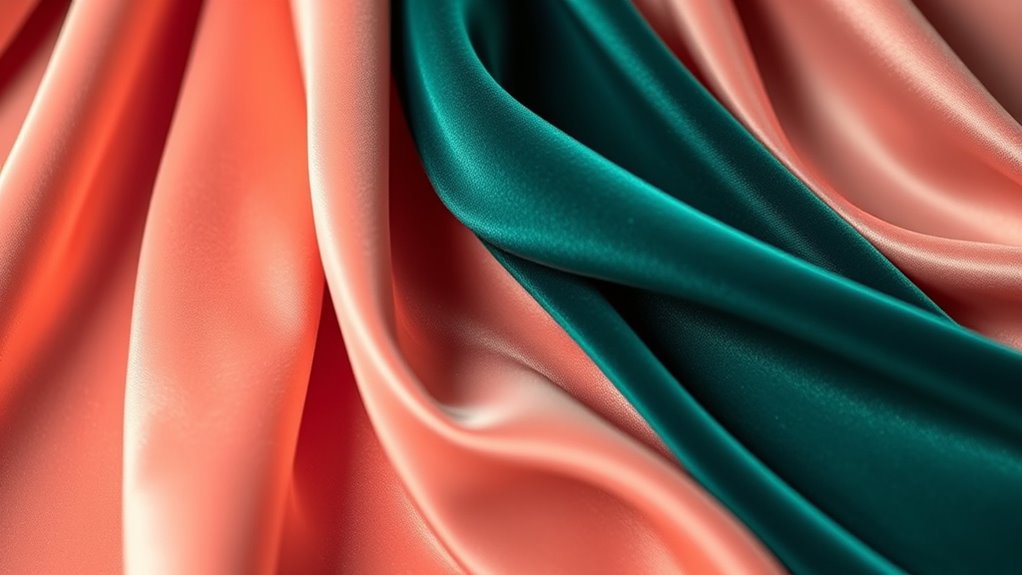 luxurious soft draped fabrics