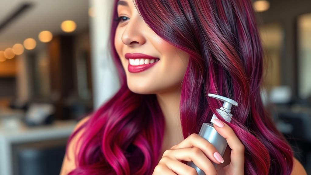 maintain vibrant shiny hair