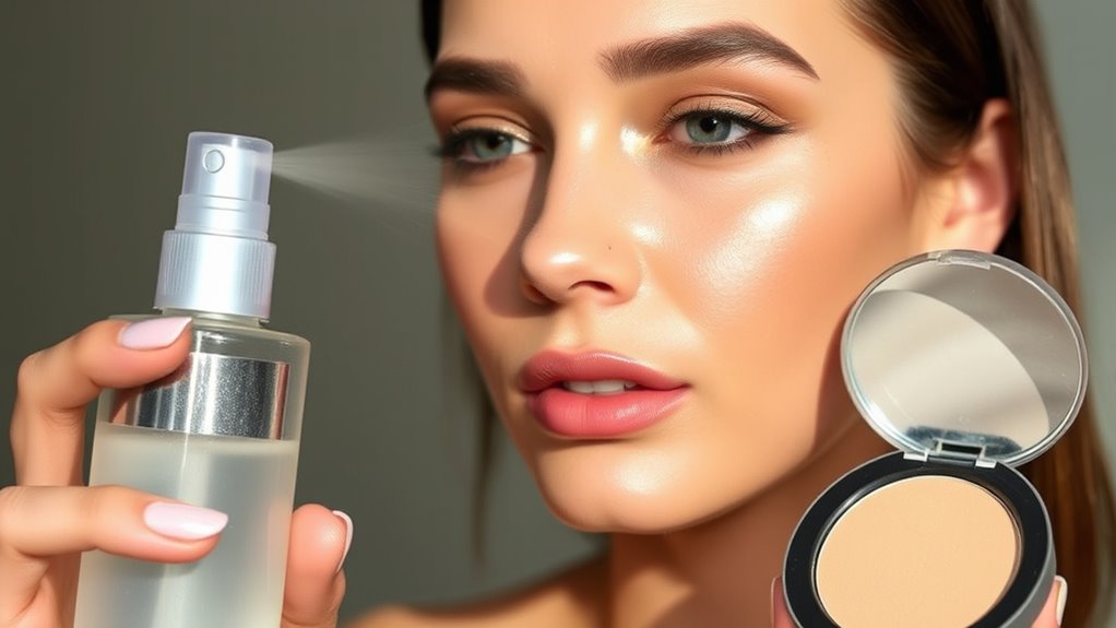 matte or dewy finishes