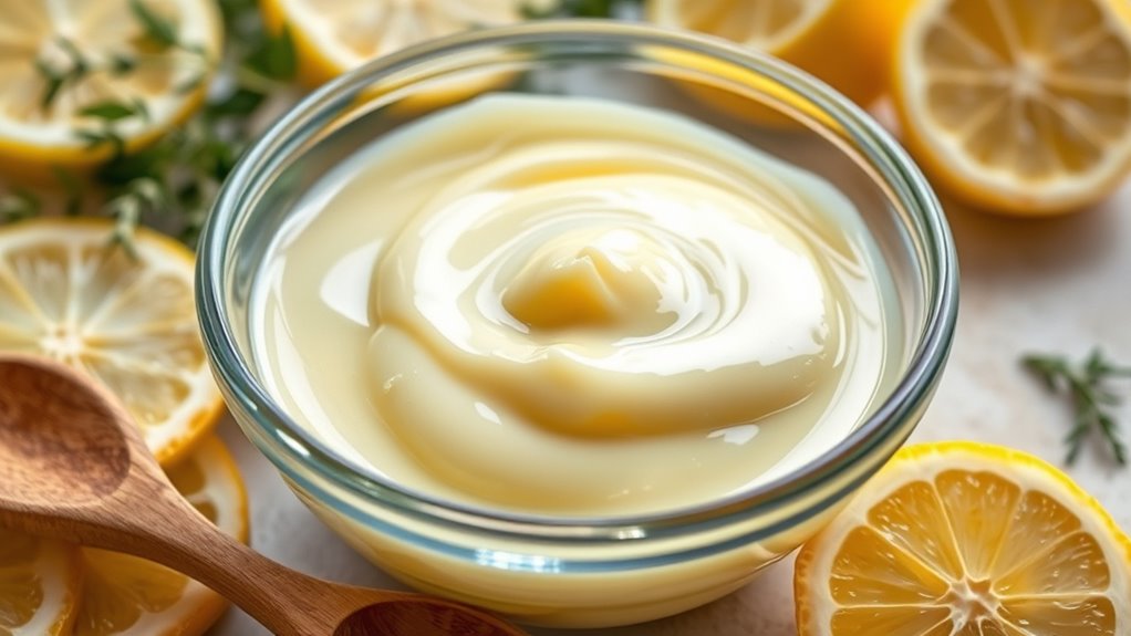 mayonnaise lemon shine mask