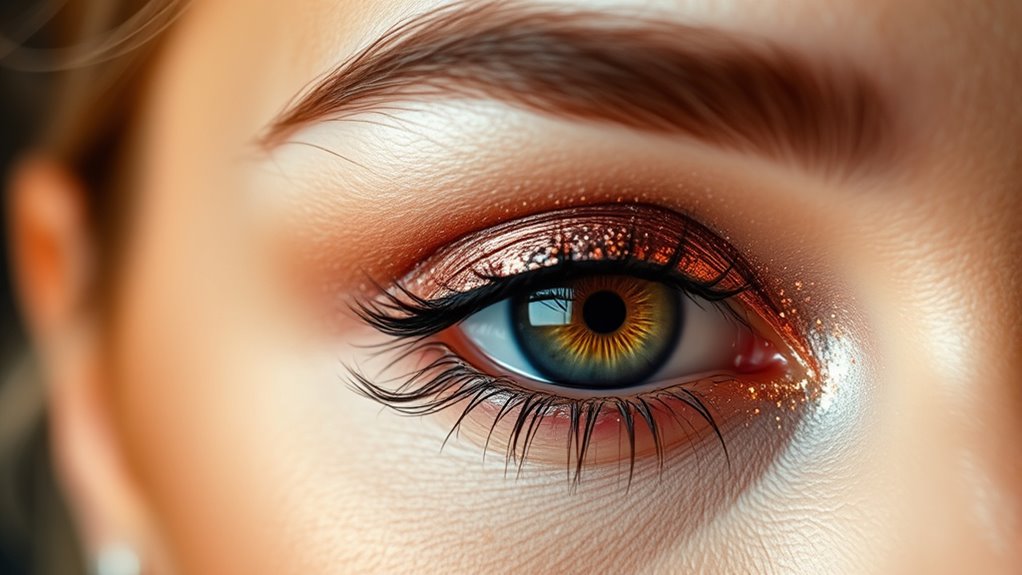 metallic shades for skin tones