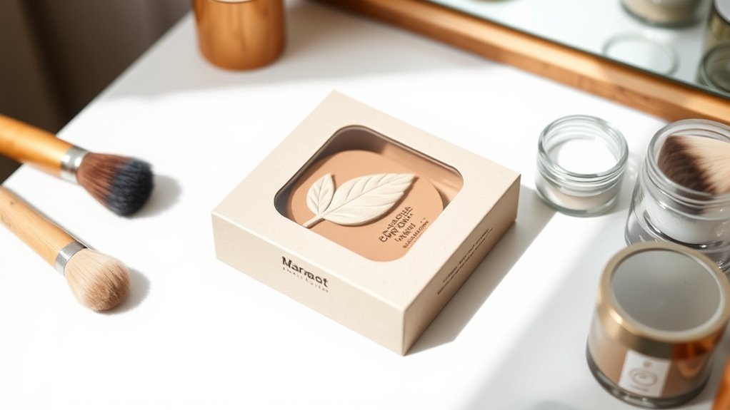 minimalist eco friendly makeup packaging
