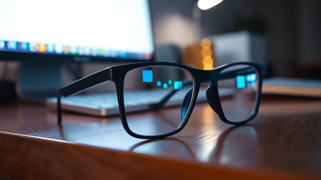 mixed evidence on blue light glasses