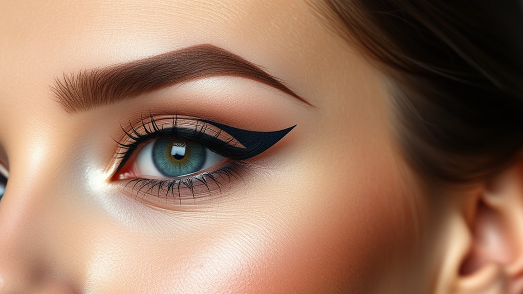 modern twist on eyeliner