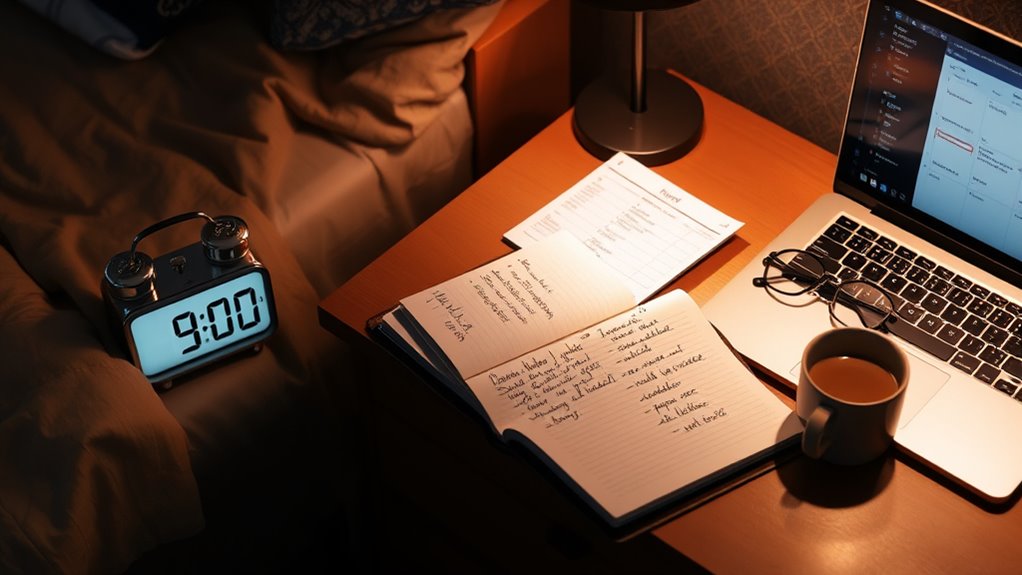 nightly planning reduces stress