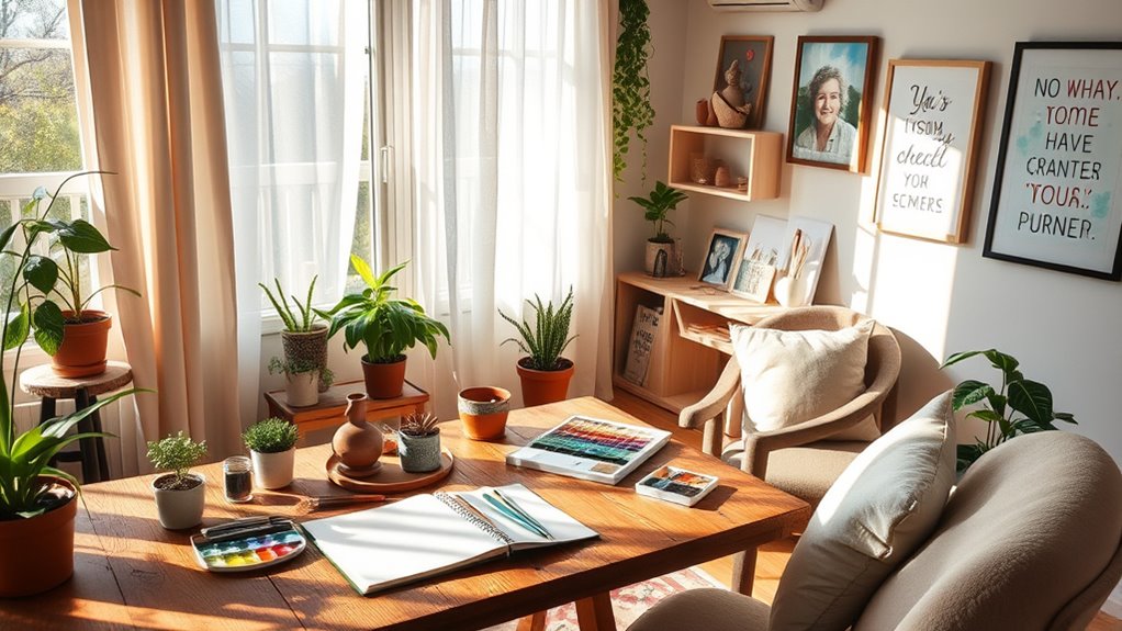 organized personalized creative environment