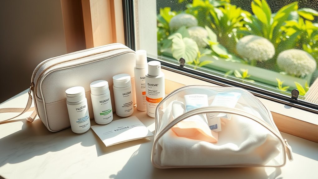 portable skincare routine