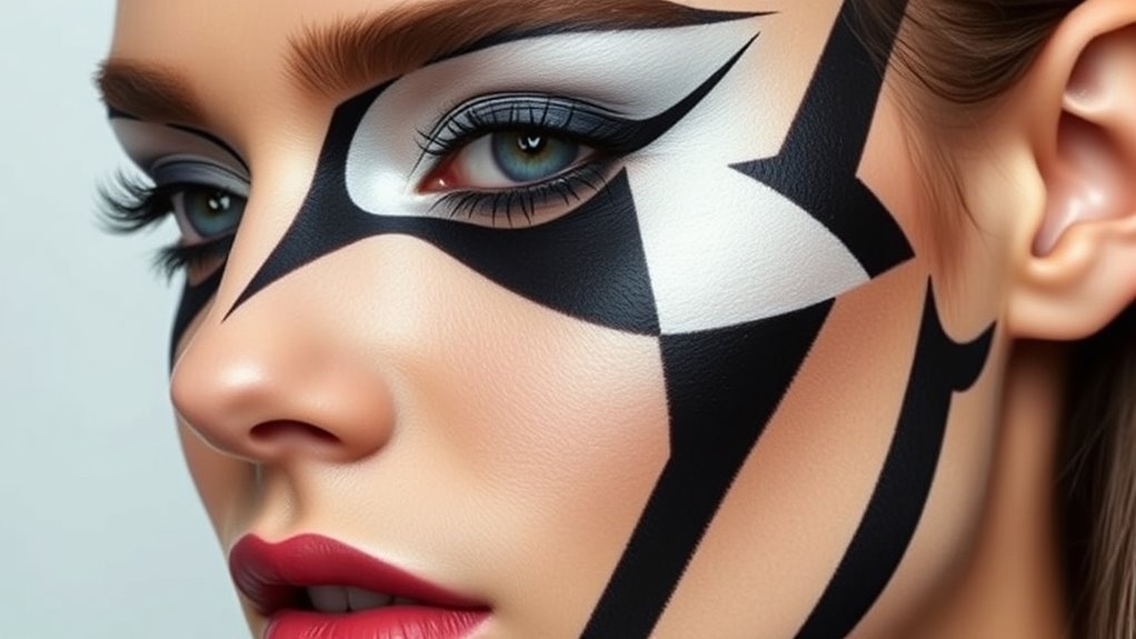 precise brushes and steady strokes