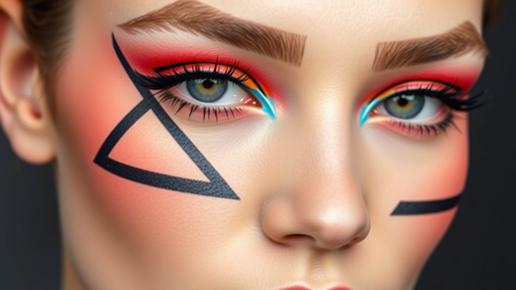 precise tools for geometric makeup