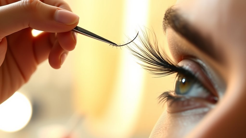 prepare workspace for lashes