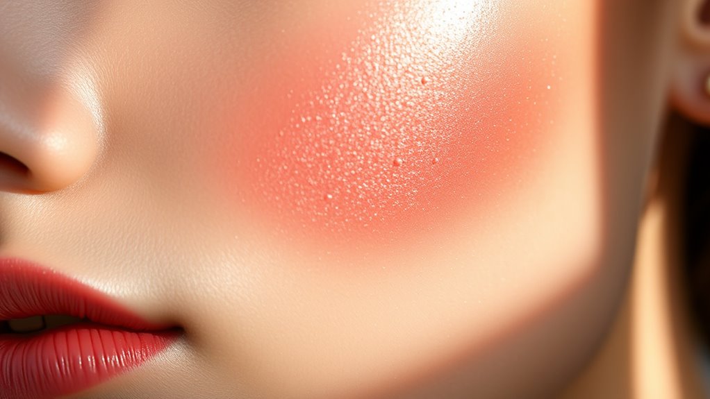 prepping skin for flawless blush