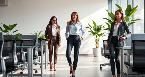 professional yet comfortable dress