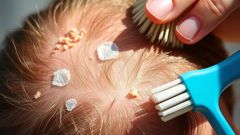 scalp health through exfoliation