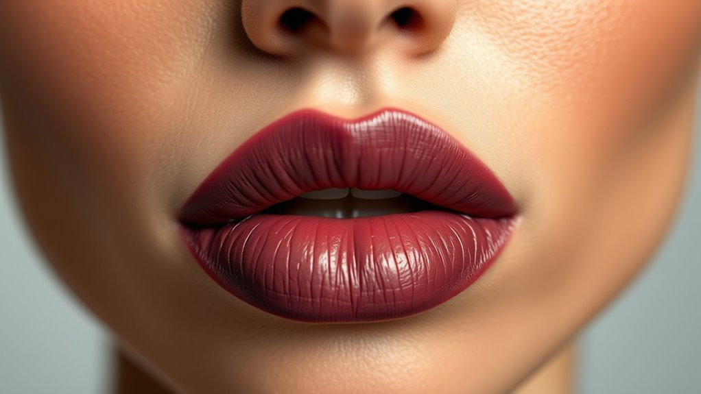 seamless lip highlight blending