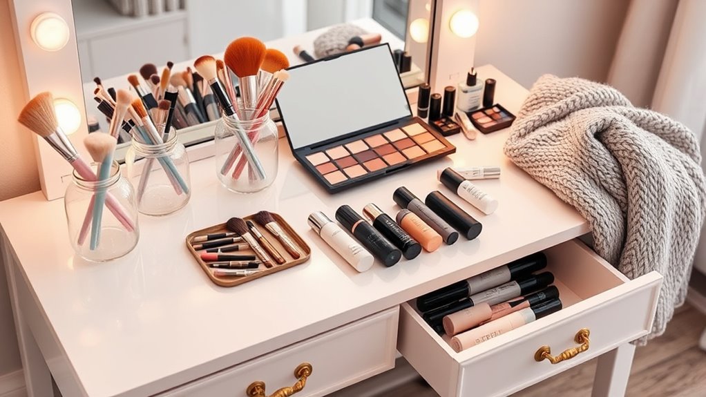 seasonal makeup storage tips