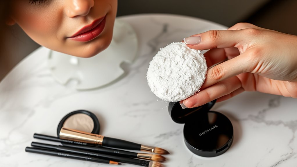 setting makeup for perfection