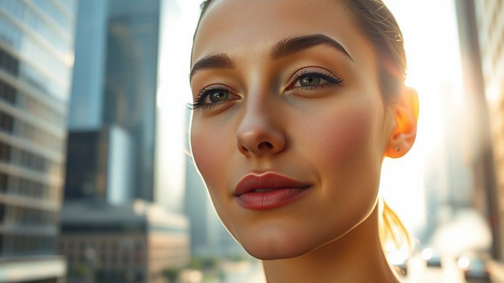 shield skin from pollution