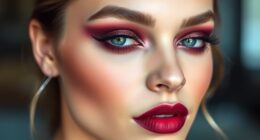 single hue facial makeup