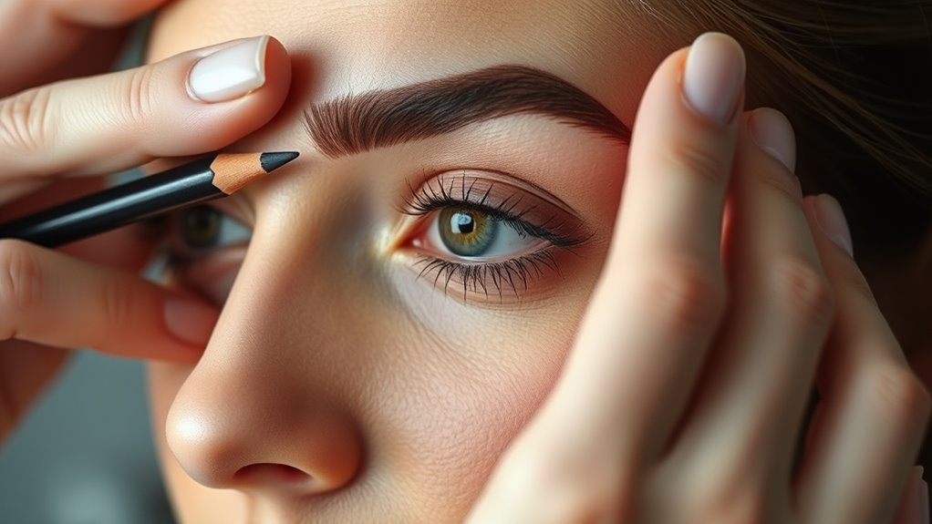 symmetrical eyebrow design